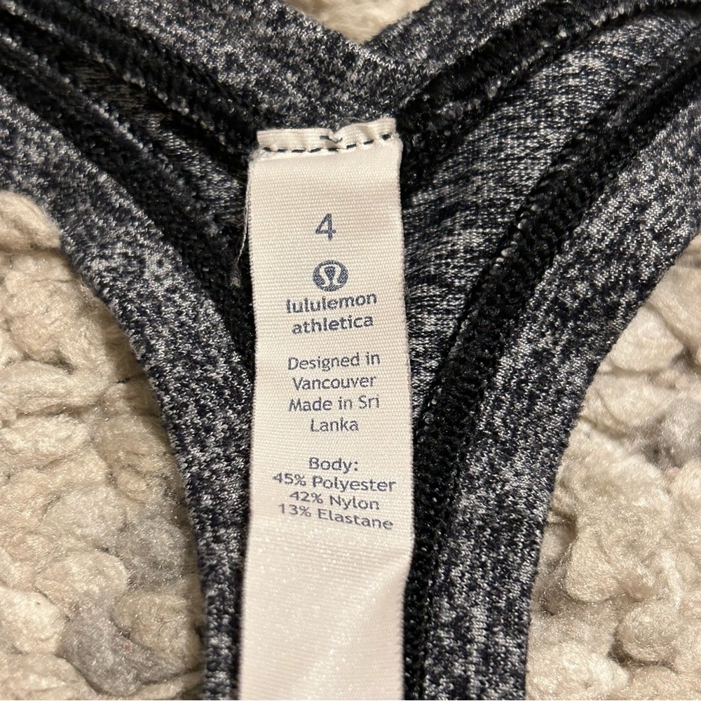 Lululemon Gray Racerback Tank - Picture 2 of 3